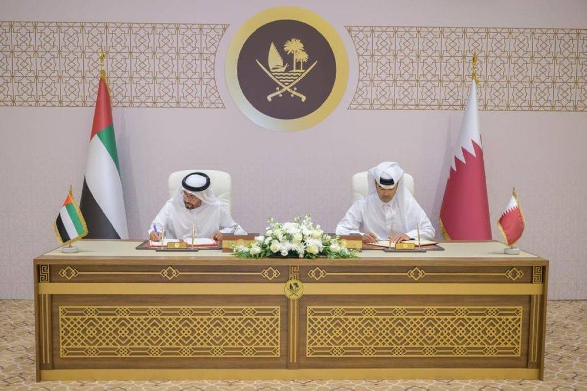 الإمارات وقطر توقعان مذكرة تفاهم لحماية البيانات في المشاريع المشتركة