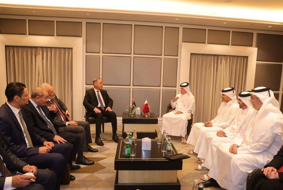 وزير الدولة للشؤون الخارجية يجتمع مع المكلف بتسيير أعمال وزارة الخارجية والتعاون الدولي الليبي