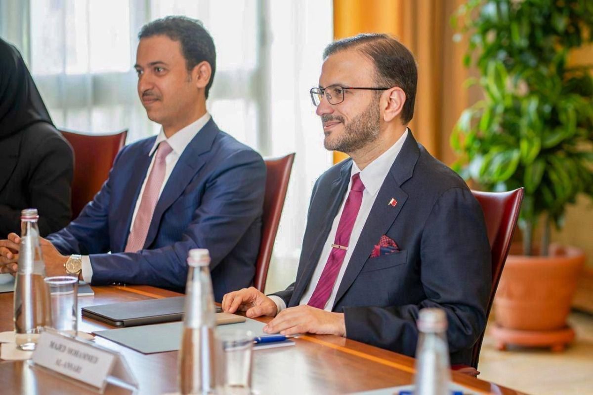 الدكتور ماجد الأنصاري يجتمع مع الأمين العام لوزارة الخارجية والتعاون الدولي الإيطالي