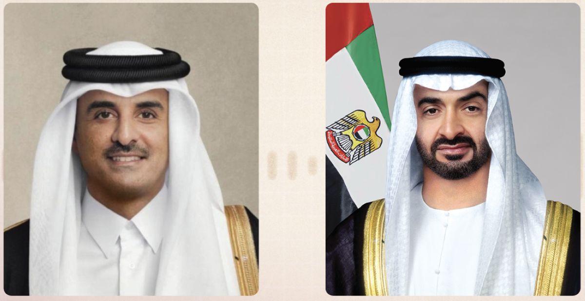 خلال اتصال هاتفي.. رئيس الدولة يعزي أمير قطر في ضحايا حادث منطقة "رأس لفان" الصناعية