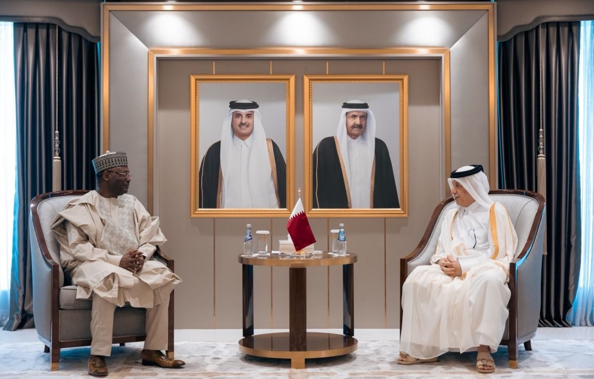 وزير الدولة للشؤون الخارجية يتسلم نسخة من أوراق اعتماد السفير النيجيري