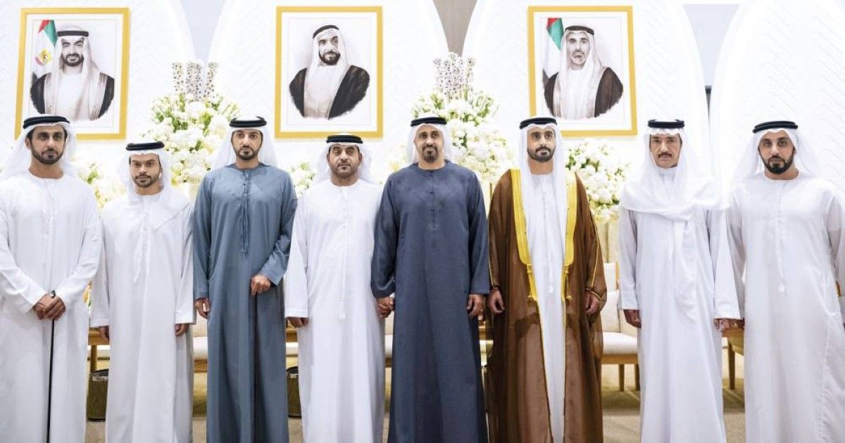 ذياب بن محمد يحضر حفلي زفاف عمر البدواوي وأحمد المنصوري