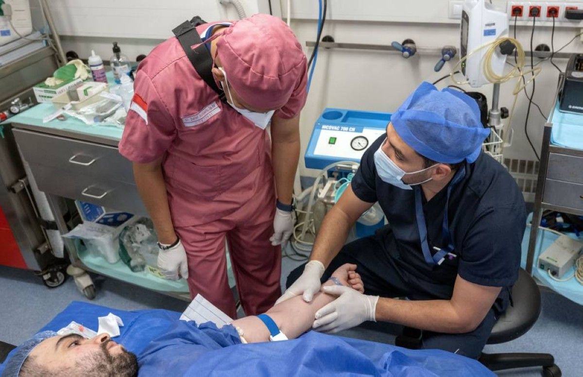 المستشفى الإماراتي العائم في العريش يجري 4 عمليات جراحية نوعية لمرضى من غزة