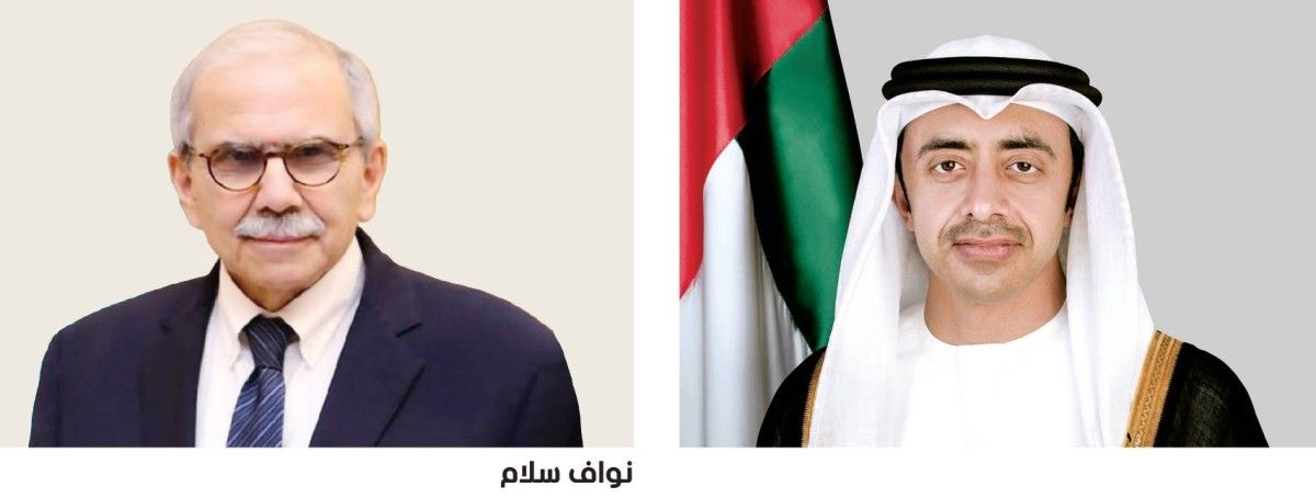 محمد بن زايد وعون يبحثان جهود ترسيخ أمن واستقرار لبنان