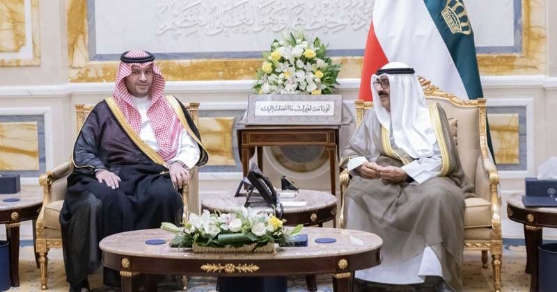 سمو الأمير يستقبل الأمير تركي بن محمد بن فهد بمناسبة زيارته الرسمية للبلاد