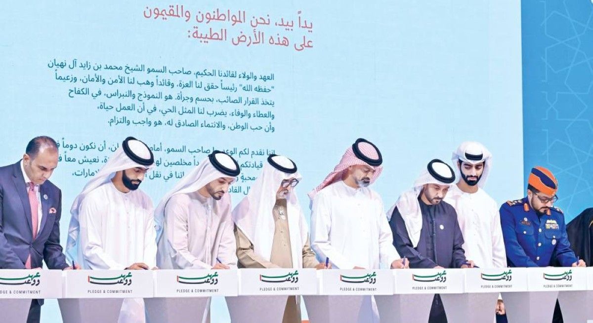 عمار بن حميد: مبادرة «عهد ووعد» تجسد فخر أبناء الإمارات بقيادتهم ومسار التنمية