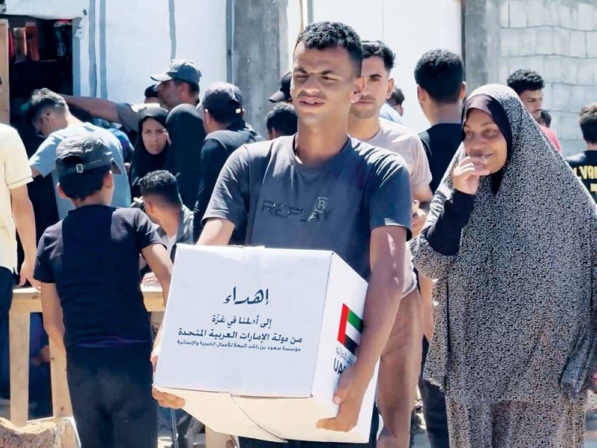 وصول مساعدات «خيرية سعود المعلا» إلى غزة