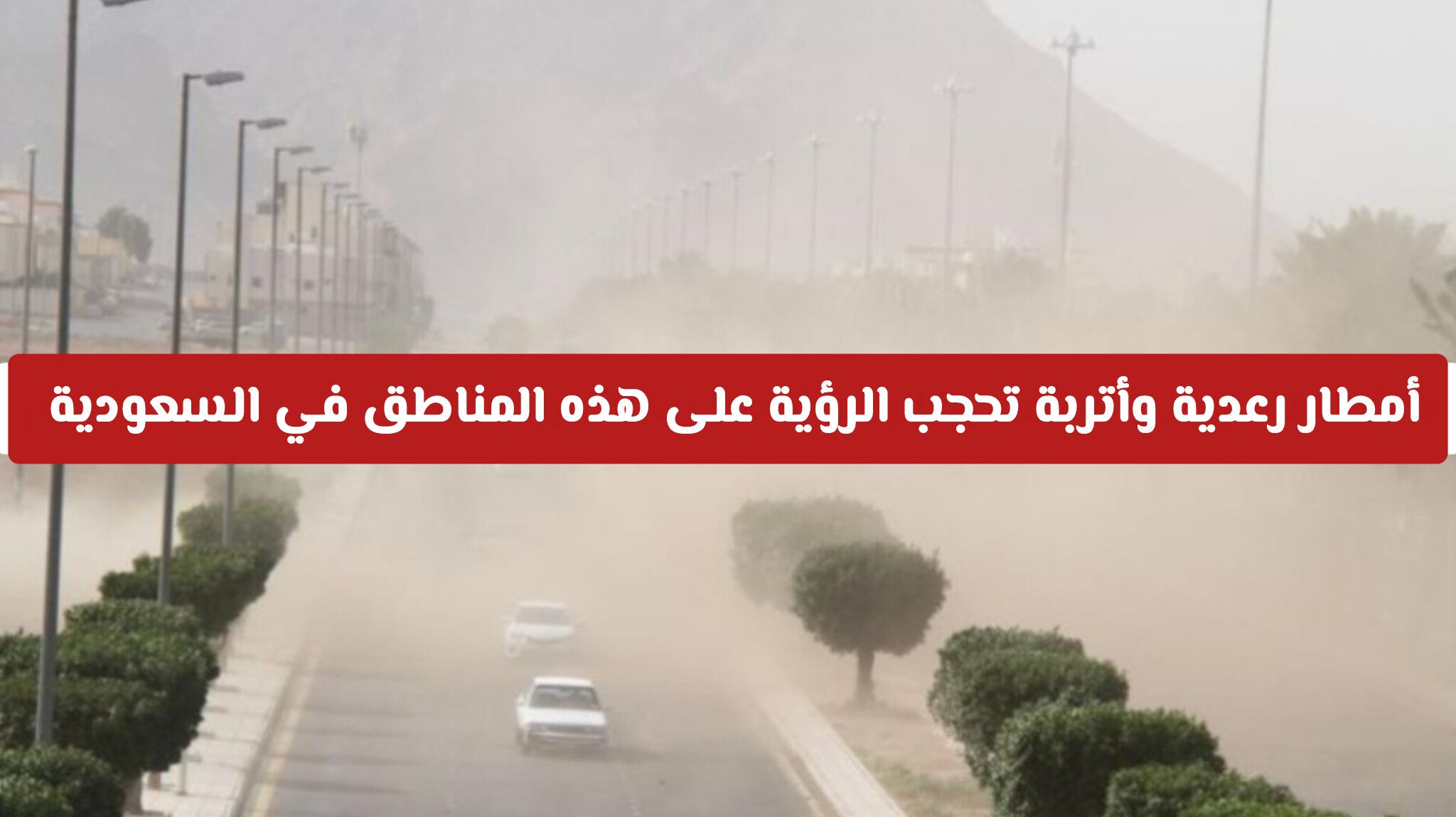 حالة الطقس في السعودية اليوم: أمطار رعدية وأتربة تحجب الرؤية على هذه المناطق