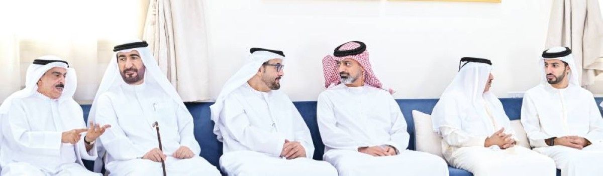 عمار النعيمي يعزي في وفاة منصور سيف الزعابي