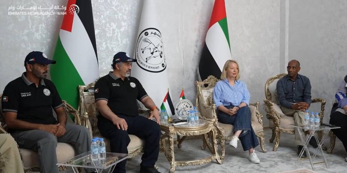 المستشفى الميداني الإماراتي في غزة يستقبل وفداً من مكتب الأمم المتحدة لتنسيق الشؤون الإنسانية