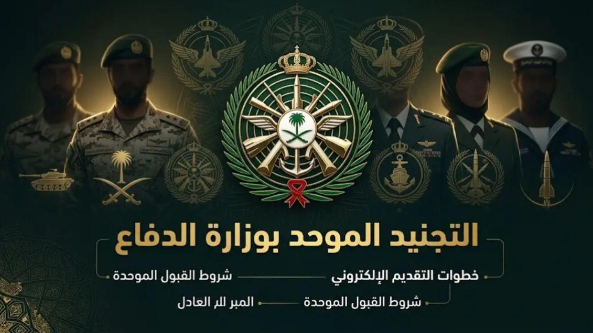 التجنيد الموحد وزارة الدفاع 1448.. فتح باب التقديم للرجال والنساء على عدد من الرتب العسكرية
