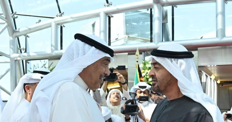 رئيس دولة الإمارات العربية المتحدة يغادر البلاد بعد زيارة أخوية