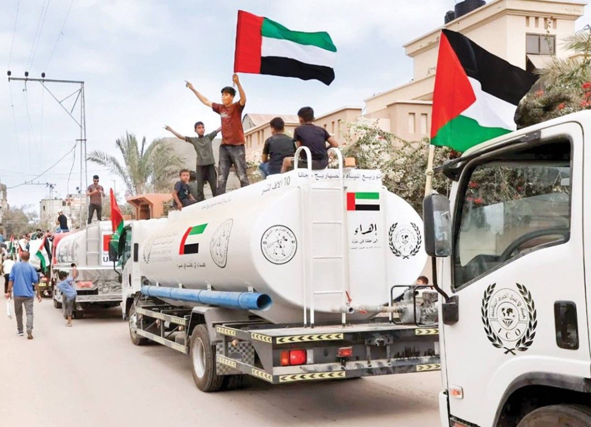 الإمارات تنفذ 8 مبادرات إنسانية في غزة