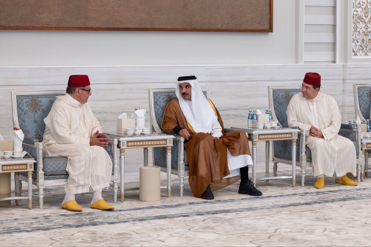 سمو الأمير يستقبل رئيس الحكومة المغربية