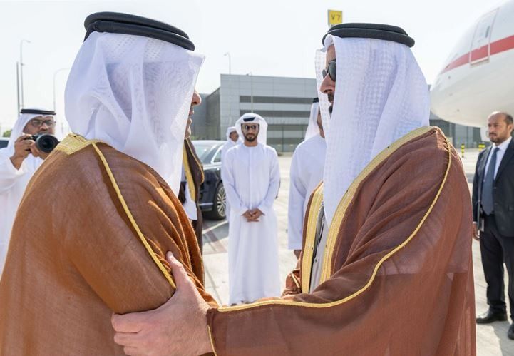 نائب رئيس مجلس الوزراء الإماراتي يصل الدوحة لتقديم العزاء في فقيد الوطن الكبير