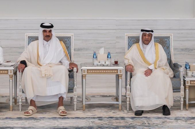 سمو الأمير يستقبل الأمين العام لمجلس التعاون الخليجي