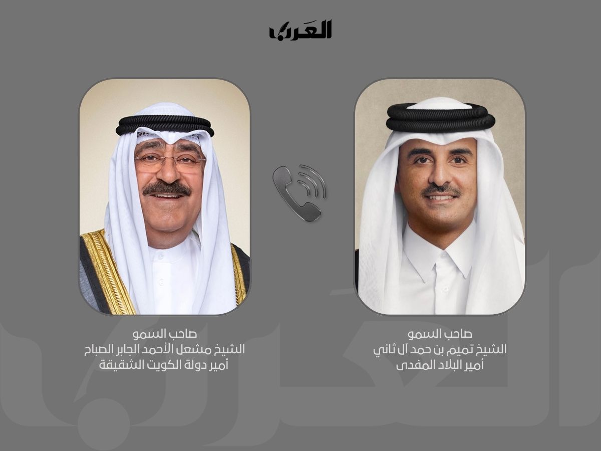 سمو الأمير يتلقى اتصالاً هاتفياً من أمير الكويت
