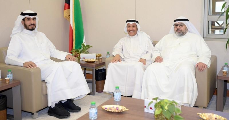 العازمي مستقبلاً المغامس والدبوس