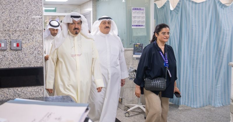 العبدالله يطمئن على مصابي العدوان الإيراني: تقديم أفضل مستويات الرعاية الصحية والعلاجية
