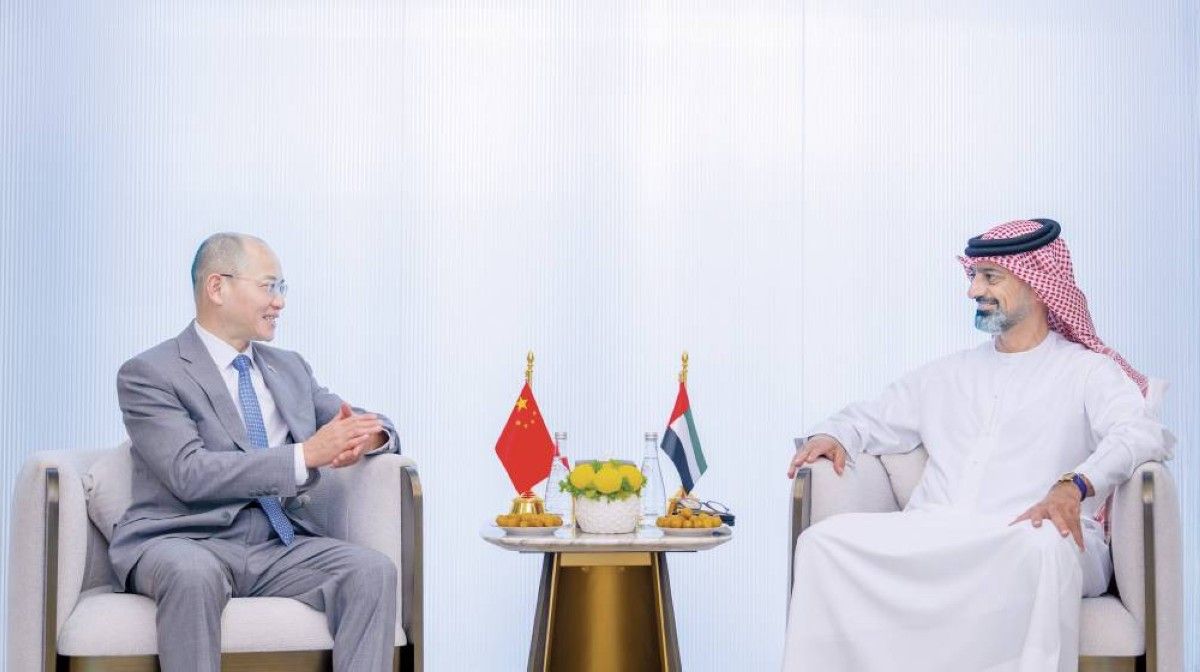 عمار النعيمي يبحث مع سفير الصين سبل تعزيز التعاون