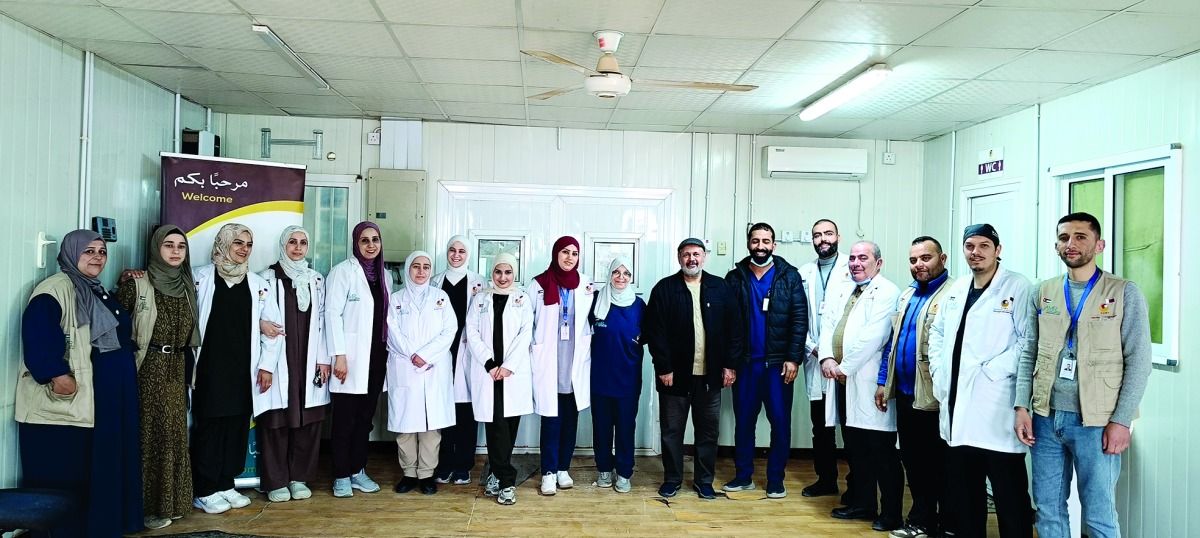 بمركز الشيخ جاسم بن جبر آل ثاني بمخيم الأزرق.. 11,890 استشارة طبية خلال الربع الثاني من 2026