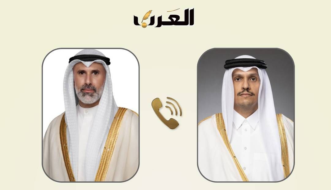 رئيس مجلس الوزراء وزيرالخارجية يبحث هاتفيًا مع نظيره الكويتي التعاون الثنائي وجهود خفض التصعيد الإقليمي