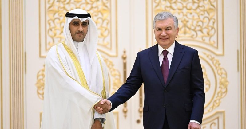 المكراد والرئيس الأوزبكي شوكت ميرضيائيف