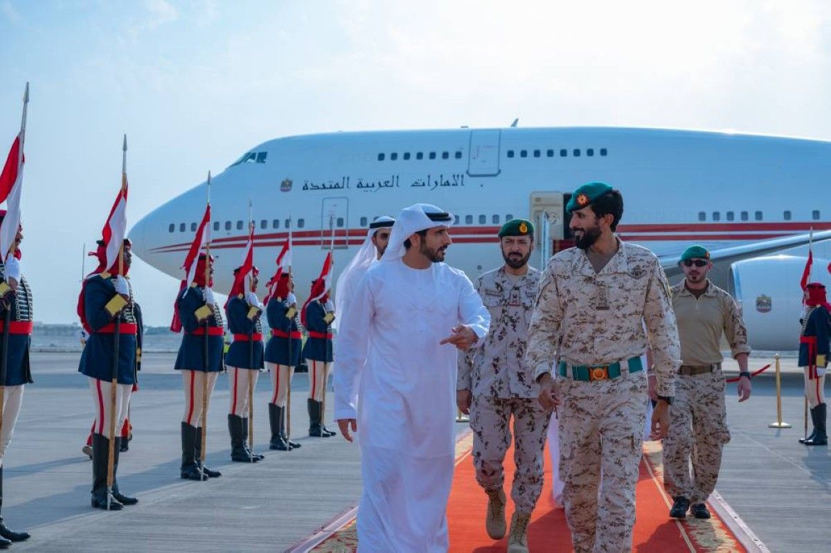 حمدان بن محمد يشهد التمرين العسكري المشترك "درع البحرين"