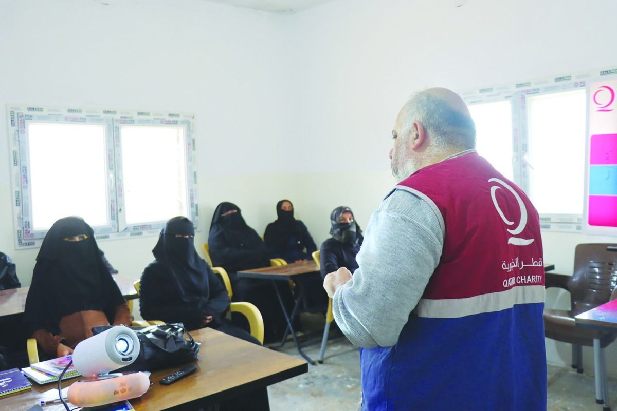 قطر الخيرية تنعش آمال المعيلات في سوريا