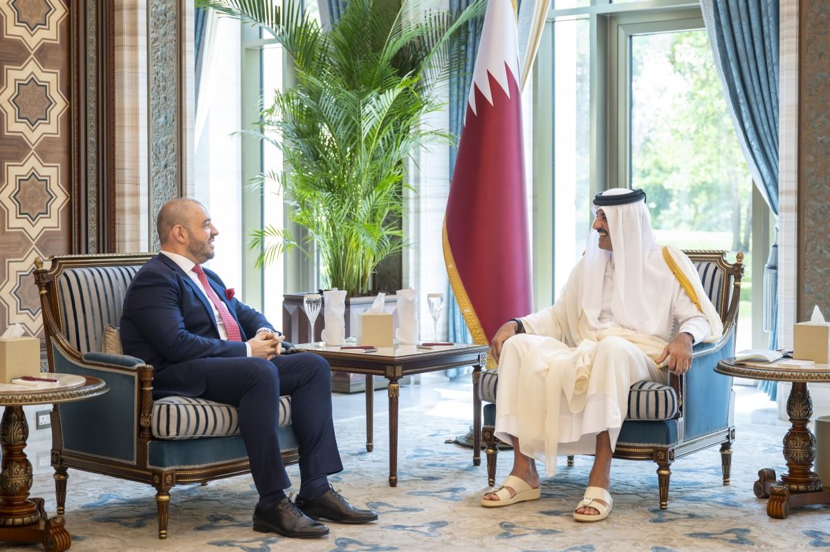 سمو الأمير يستقبل سفير الاتحاد الأوروبي بمناسبة انتهاء فترة عمله