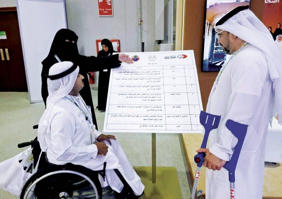 1549 مستفيداً من مبادرة «في الشوفة» لمحاكم دبي