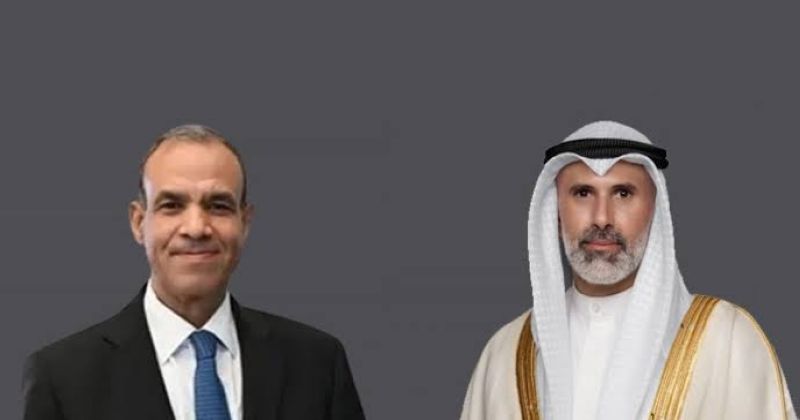 الجابر بحث وعبدالعاطي جهود تعزيز استقرار المنطقة وضمان سلامة وحرية الملاحة البحرية