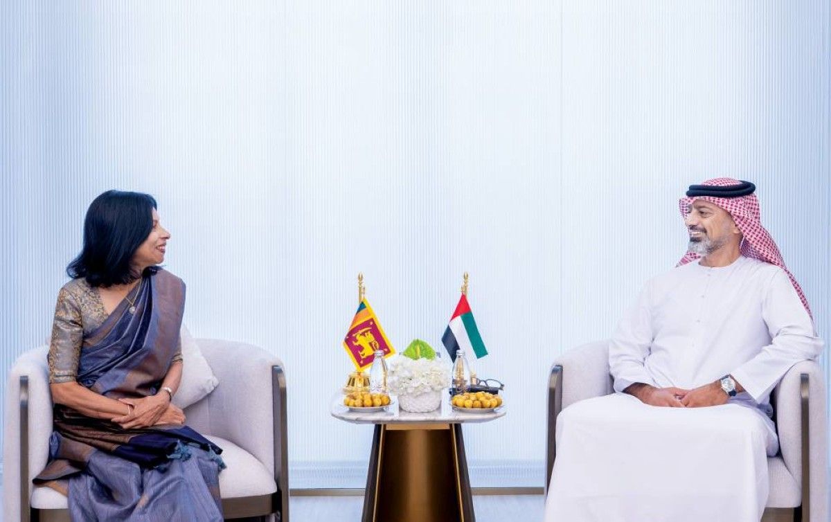 عمار النعيمي يبحث وسفيرة سريلانكا علاقات التعاون