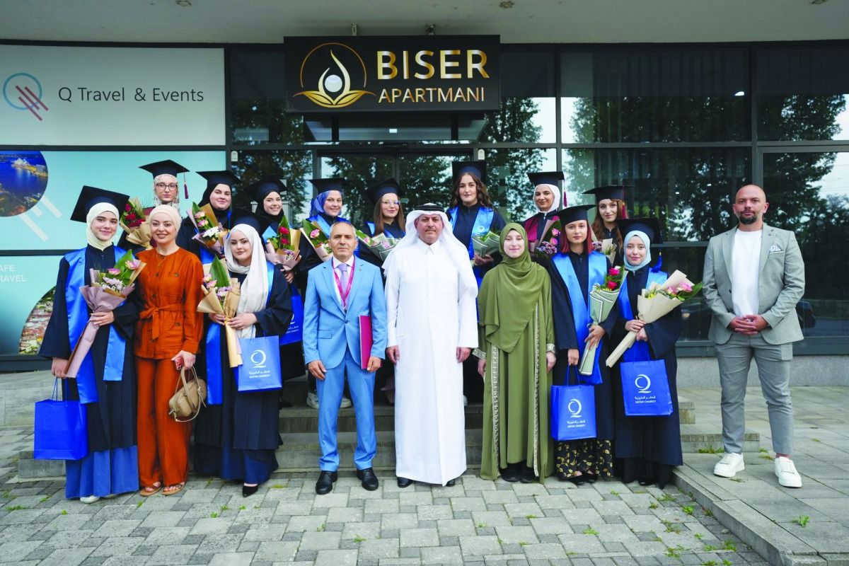 قطر الخيرية تحتفل بتخريج دفعة من سكن الطالبات بسراييفو