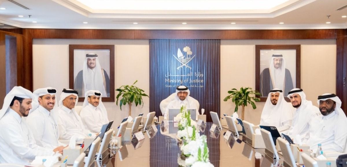 اجتماع لجنة قبول المحامين برئاسة وزير العدل