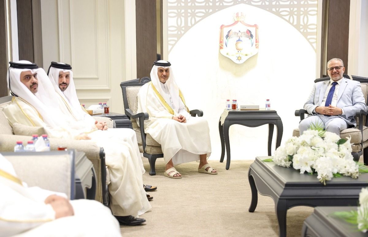 سفير دولة قطر يجتمع مع لجنة الأخوة البرلمانية الأردنية - القطرية