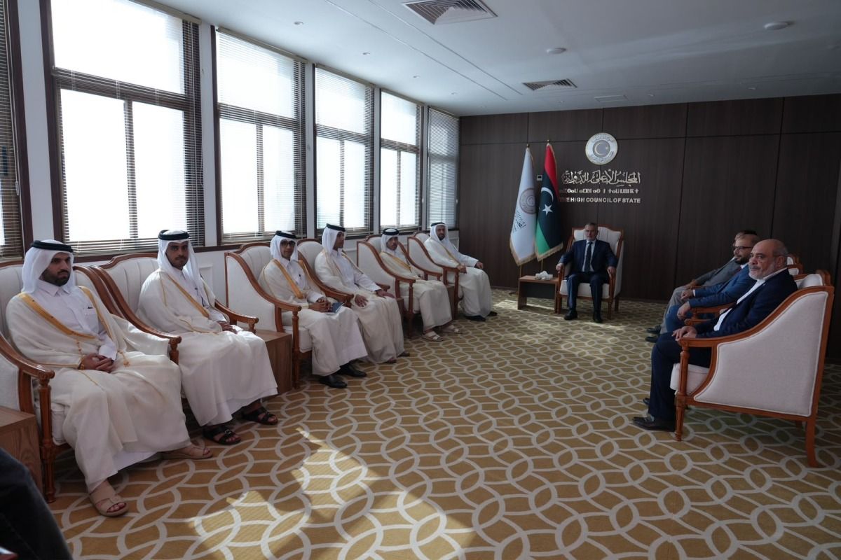 رئيس المجلس الأعلى لدولة ليبيا يجتمع مع وزير الدولة بوزارة الخارجية
