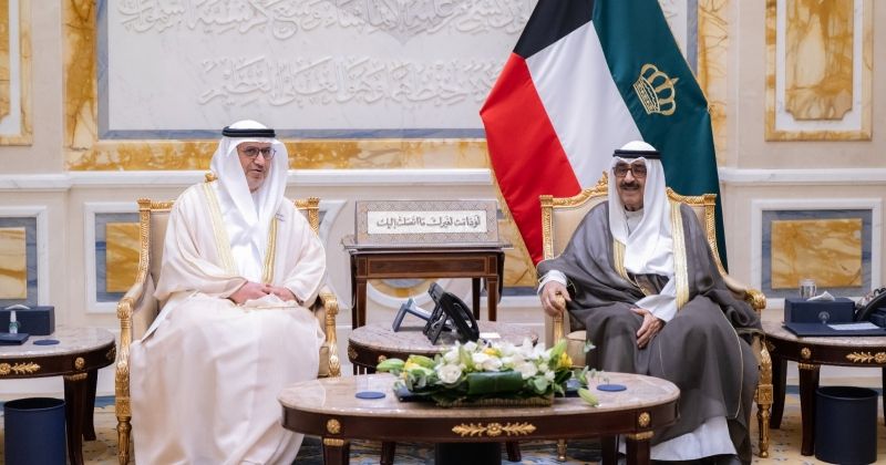 سمو الأمير يتسلم رسالة خطية من رئيس الإمارات لحضور «مؤتمر الأمم المتحدة للمياه 2026»