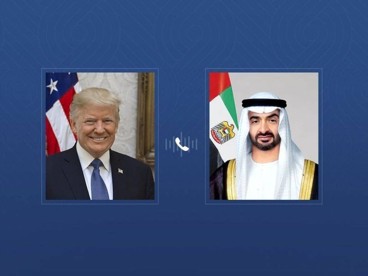 رئيس الدولة يتلقى اتصالاً هاتفياً من الرئيس الأميركي