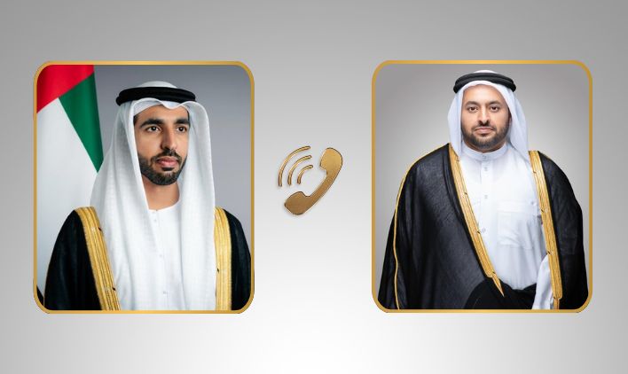 وزير الدولة بوزارة الخارجية يجري اتصالا هاتفيا مع وزير دولة بوزارة الخارجية بدولة الإمارات العربية المتحدة