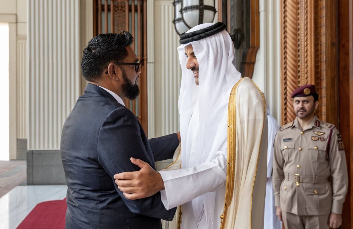 سمو الأمير يؤكد أنه بحث مع رئيس غويانا التعاونية سبل تعزيز علاقات الصداقة بين البلدين