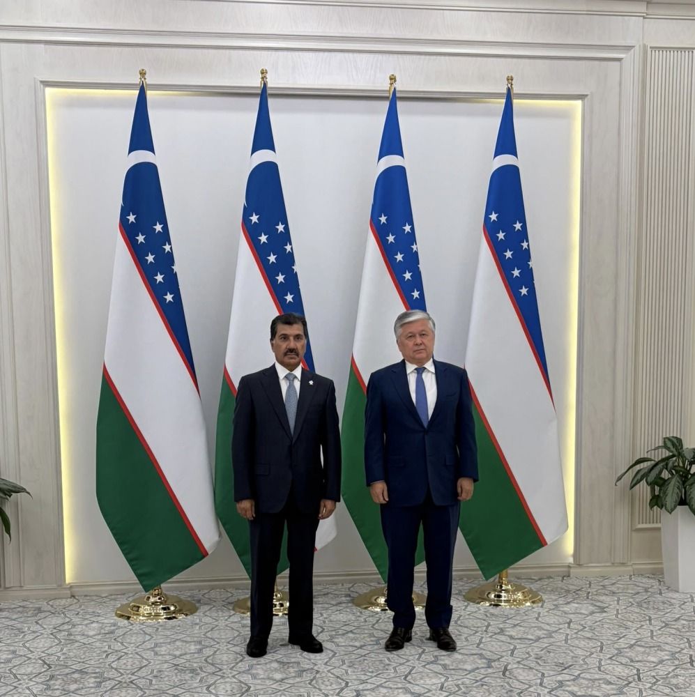 الأمين العام لوزارة الخارجية يجتمع مع النائب الأول لوزير الخارجية في أوزبكستان
