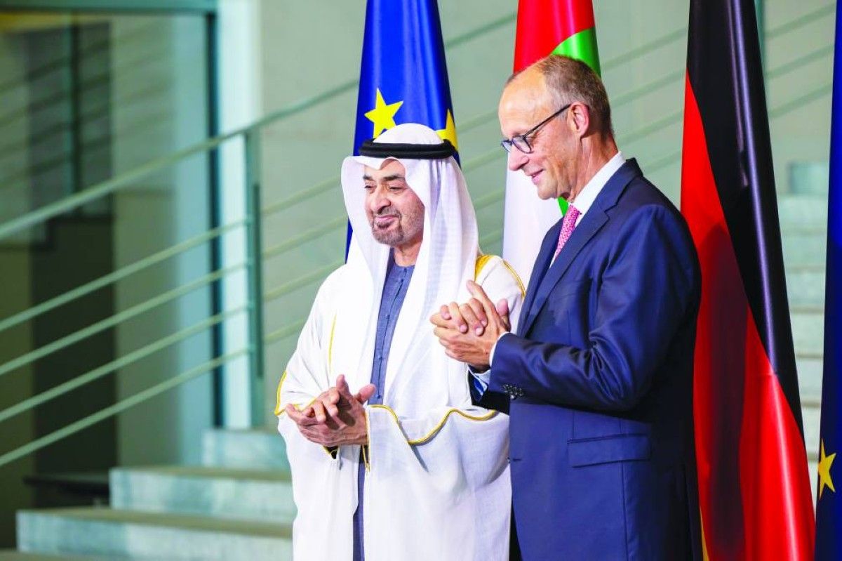 رئيس الدولة والمستشار الألماني يشهدان إطلاق الحوار الاستراتيجي