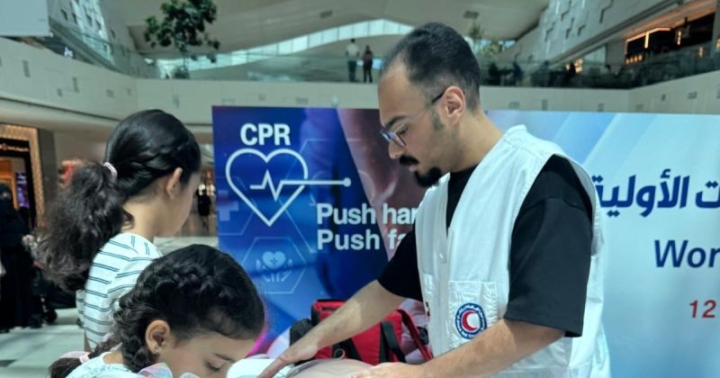 «الهلال الأحمر» تُطلق حملة توعوية: الإسعافات الأولية... مهارة قد تنقذ حياة