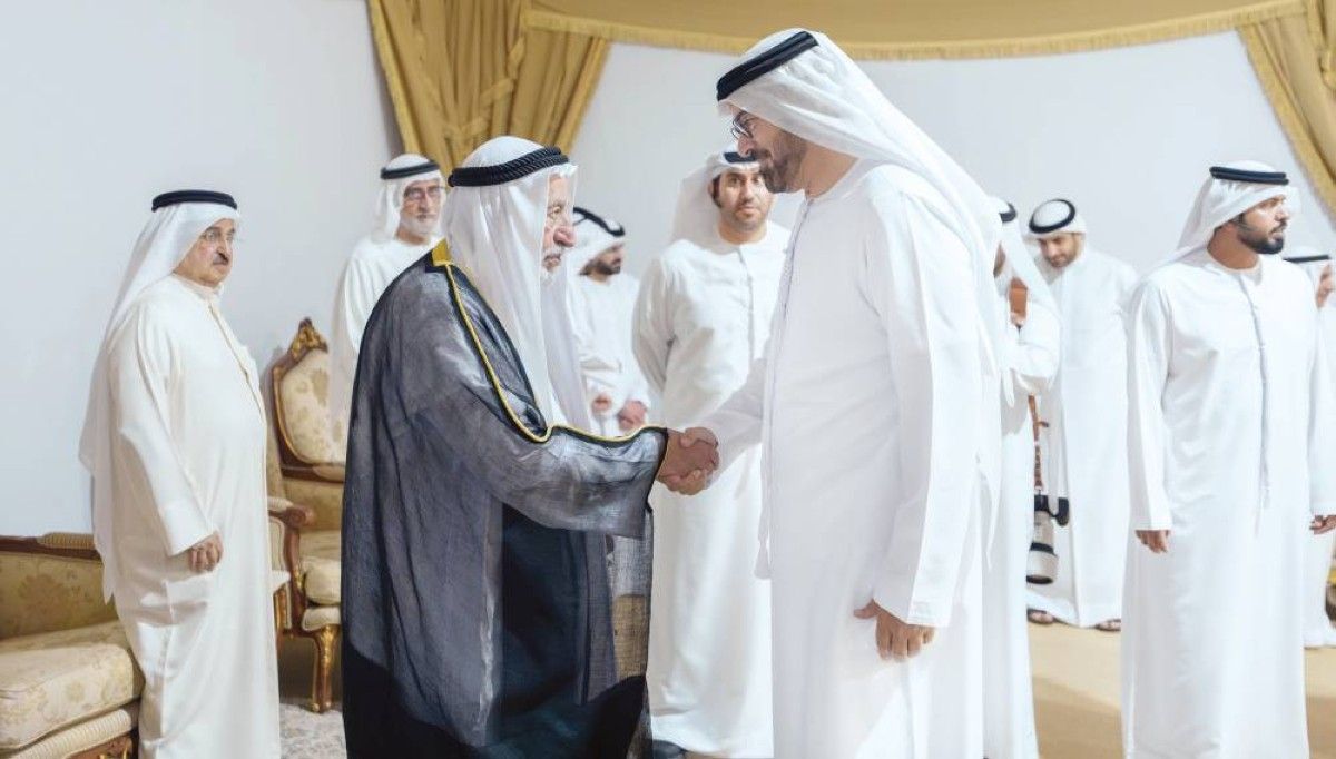 الحكام يعزّون في وفاة محمد بن سالم القاسمي