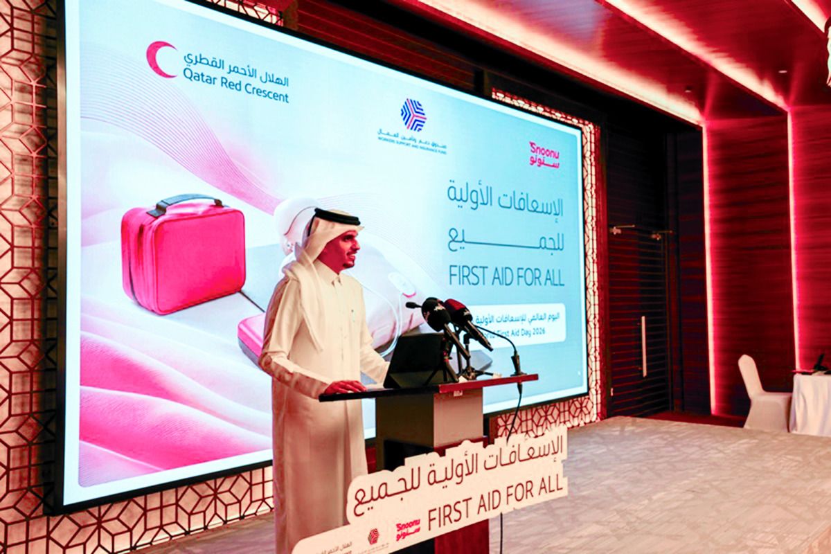 دشنه الهلال القطري بالتعاون مع «دعم» وشركة سنونو.. برنامج تدريبي عن «الإسعافات الأولية»