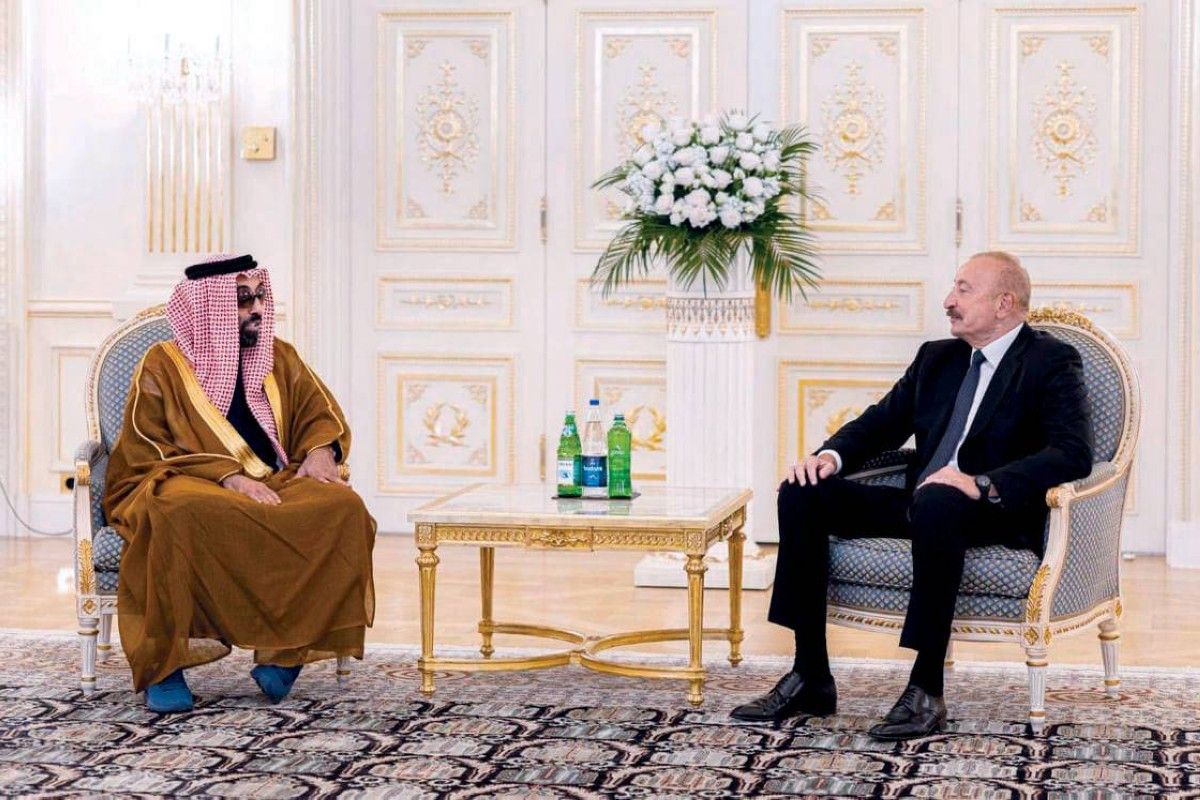 طحنون بن زايد يبحث مع إلهام علييف تعزيز الشراكة الاستراتيجية بين الإمارات وأذربيجان