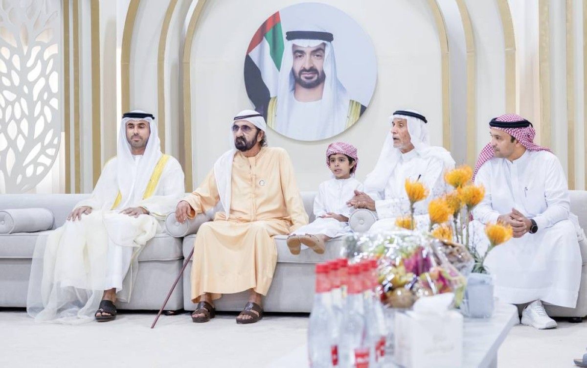 محمد بن راشد يحضر أفراح الفلاسي والحميري والمنصوري
