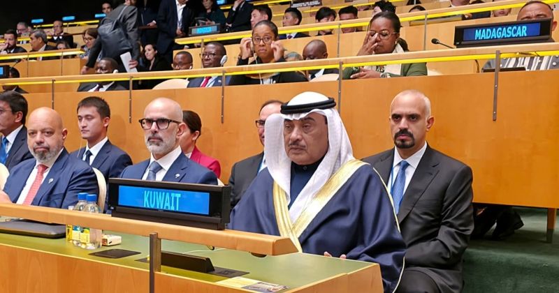 ممثل سمو الأمير يترأس وفد الكويت في الجلسة الافتتاحية للدورة الـ81 للجمعية العامة للأمم المتحدة