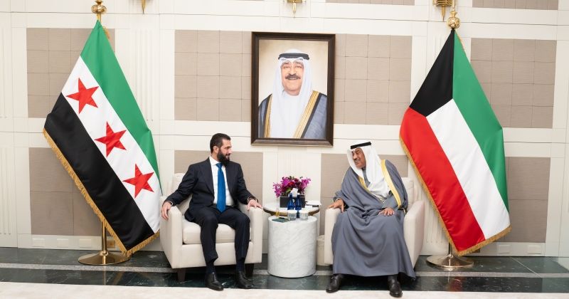 ممثل سمو الأمير سمو ولي العهد يستقبل الرئيس السوري